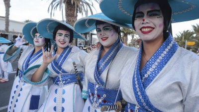 Coso del Carnaval de Costa Teguise, 2025 (Fotos: Juan Mateos)