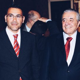 Oswaldo Betancort y Lorenzo Olarte