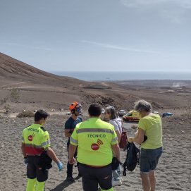 Socorren a una mujer que perdió la conciencia al caerse en Las Grietas