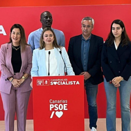 Rueda de prensa del PSOE Canarias