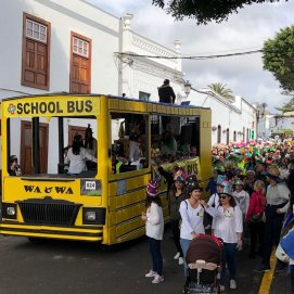 Coso Inclusivo en el Carnaval de Haría