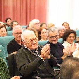 Javier Reyes durante la presentación del documental 'Javier Reyes: La mirada artesana'