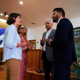 El Ayuntamiento de Tías durante la inauguración del 'IV Congreso H de Comunicación y Cultura'