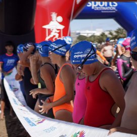 La prueba de natación VIII Sailfish Lanzarote Open Water ya supera los 200 inscritos