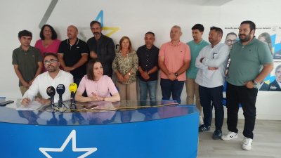 Rueda de prensa Coalición Canaria este miércoles.