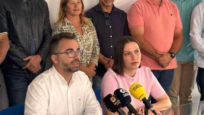 Echedey Eugenio y Migdalia Machín durante la rueda de prensa. Foto: Michael Valdivia.