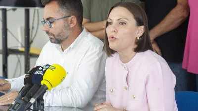 Rueda de prensa de Migdalia Machín y Echedey Eugenio. Fotos: Juan Mateos.