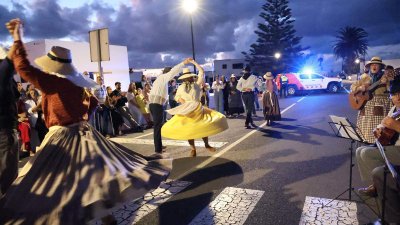 Procesión de la Virgen de Fátima en Muñique