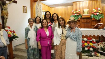 Procesión de la Virgen de Fátima en Muñique