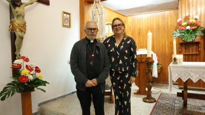 Procesión de la Virgen de Fátima en Muñique
