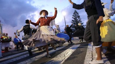 Procesión de la Virgen de Fátima en Muñique
