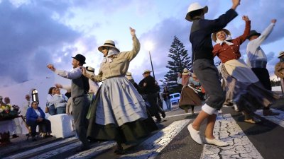 Procesión de la Virgen de Fátima en Muñique