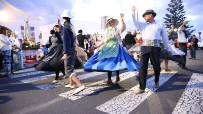 Procesión de la Virgen de Fátima en Muñique