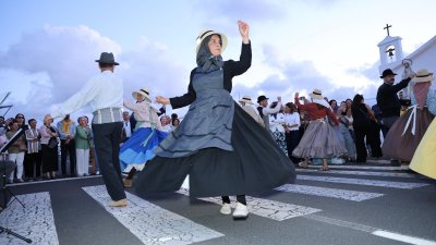 Procesión de la Virgen de Fátima en Muñique