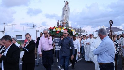 Procesión de la Virgen de Fátima en Muñique