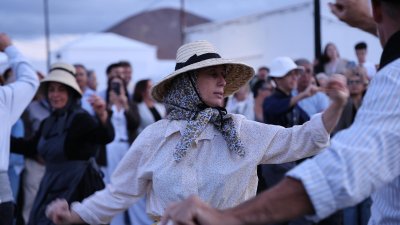 Procesión de la Virgen de Fátima en Muñique