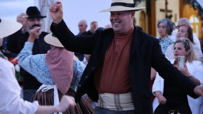 Procesión de la Virgen de Fátima en Muñique