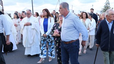 Procesión de la Virgen de Fátima en Muñique