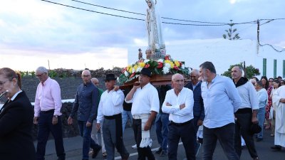 Procesión de la Virgen de Fátima en Muñique