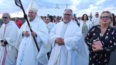 Procesión de la Virgen de Fátima en Muñique
