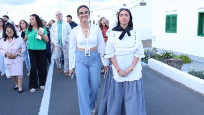 Procesión de la Virgen de Fátima en Muñique