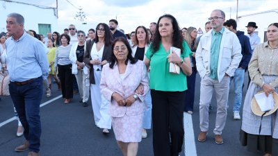 Procesión de la Virgen de Fátima en Muñique