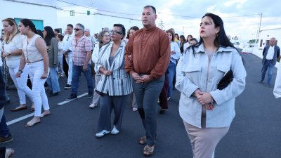 Procesión de la Virgen de Fátima en Muñique