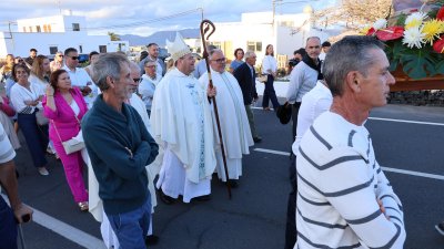 Procesión de la Virgen de Fátima en Muñique