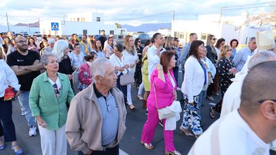 Procesión de la Virgen de Fátima en Muñique