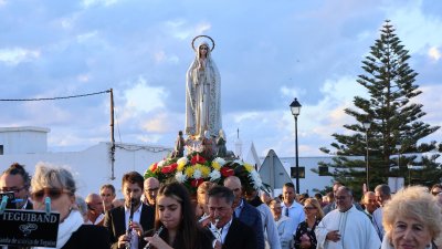 Procesión de la Virgen de Fátima en Muñique