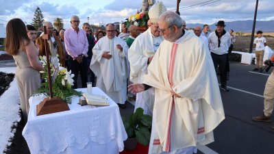 Procesión de la Virgen de Fátima en Muñique