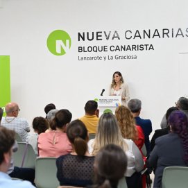 Sheila Guillen, portavoz de Nueva Canarias en Arrecife. Foto: Nueva Canarias.