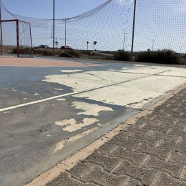 Yaiza Siempre denuncia el estado de las canchas del municipio