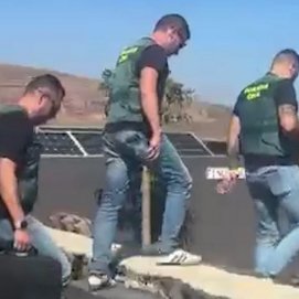 Operación de la Guardia Civil en Lanzarote