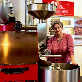 Elba Cabrera, propietaria del café de especialidad Der Coffee