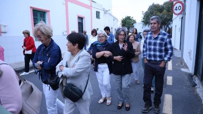 Procesión en honor a Santa Rita en Tao