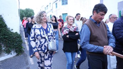 Procesión en honor a Santa Rita en Tao