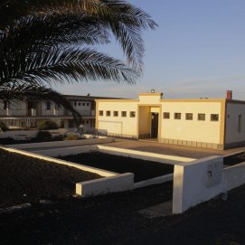 El albergue de La Santa, que se utiliza para alojar a menores migrantes no acompañados. Foto: Juan Mateos.