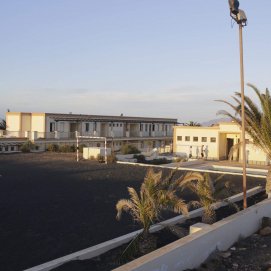 El albergue de La Santa, que se utiliza para alojar a menores migrantes no acompañados. Foto: Juan Mateos.