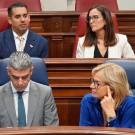 Natalia Santana y Yoné Caraballo de Nueva Canarias 