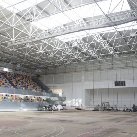 Obras en el Pabellón de Argana (Foto: Juan Mateos)