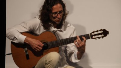 Iván Quintana en la Casa Museo del Timple (Fotos: Norberto de León)