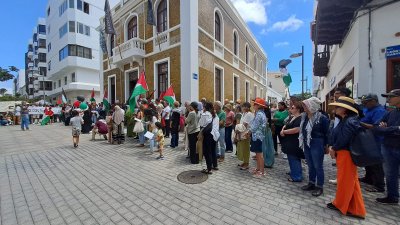 Manifestación de Lanzarote por Palestina
