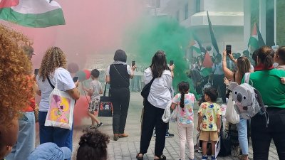 Manifestación de Lanzarote por Palestina