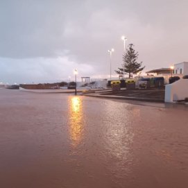 Lluvias en La Santa