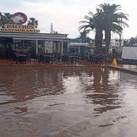 Lluvias en Costa Teguise