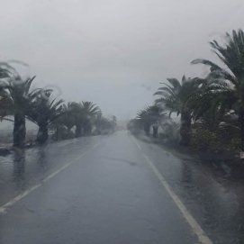 Lluvia en Lanzarote 