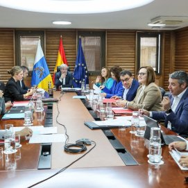 El Consejo de Gobierno de Canarias, celebrado este lunes. Foto: Gobierno de Canarias.