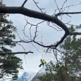 Socorrido en Noruega un joven conejero tras ser trasladado en helicóptero hasta el hospital. Foto: La Voz de Lanzarote.