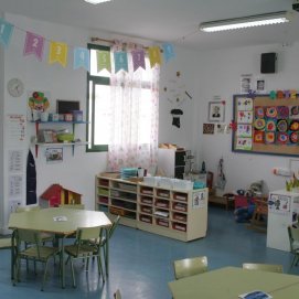 Aulas de Infantil en el Colegio Gueina (Foto: Juan Mateos)